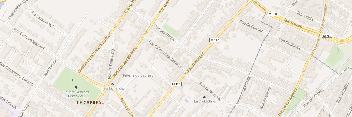 Plan du 25 Rue Clémentine Durieux à Wasquehal