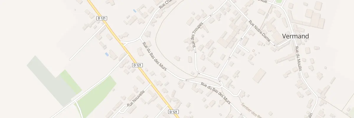 Plan du 24 Rue des Troupes à Vermand