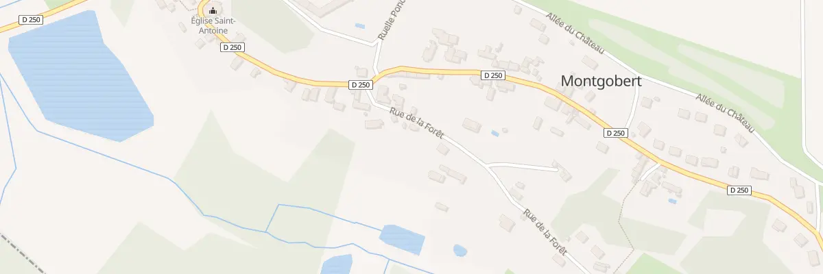 Plan du 6 Rue de la Forêt à Montgobert