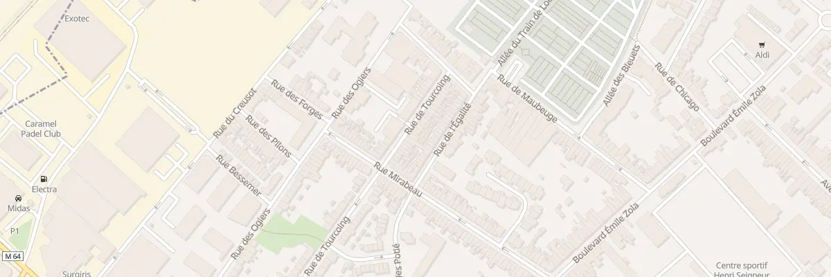 Plan du 118 Rue de Tourcoing à Croix