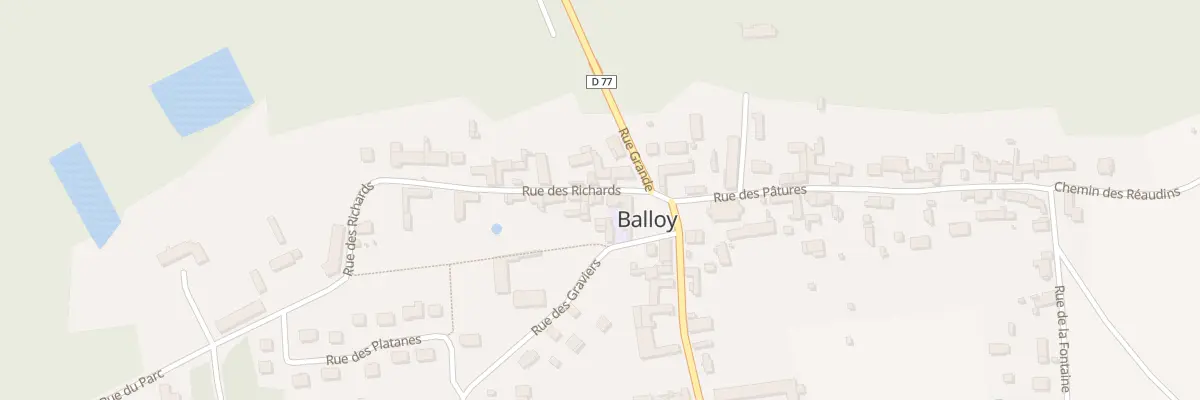 Plan du 3B Rue des Richards à Balloy