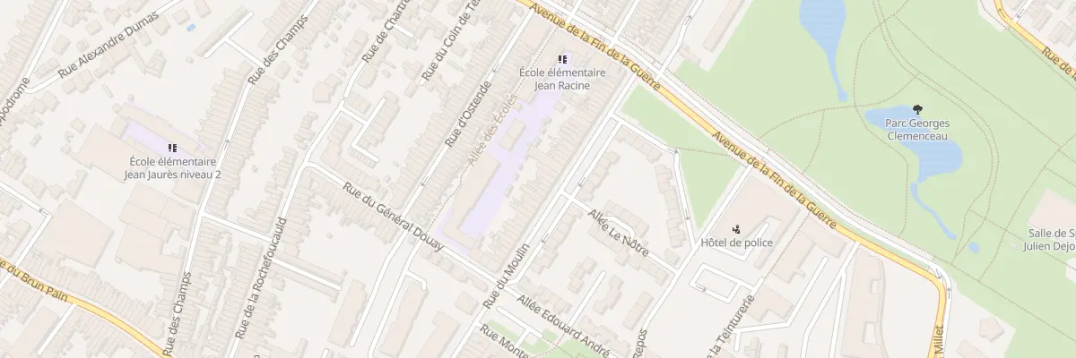 Plan du 95 Rue du Moulin à Tourcoing