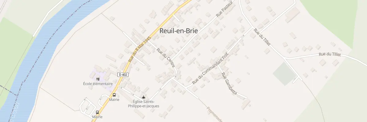 Plan du 19 Rue Pasteur à Reuil-en-Brie