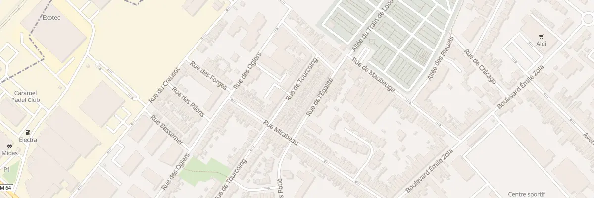 Plan du 122 Rue de Tourcoing à Croix