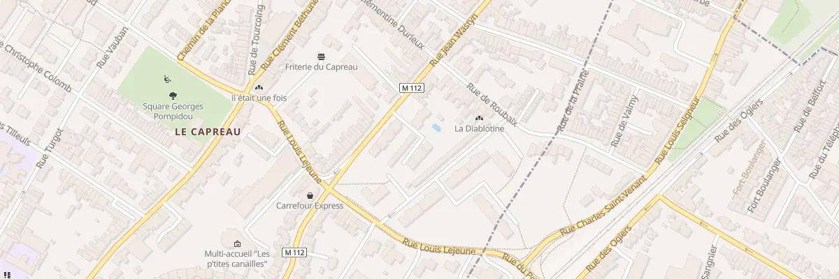 Plan du 28 Rue Jean Wastyn à Wasquehal