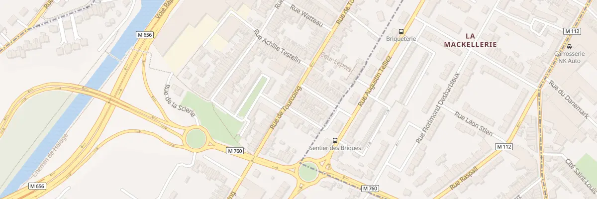 Plan du 68 Rue de Tourcoing à Wasquehal