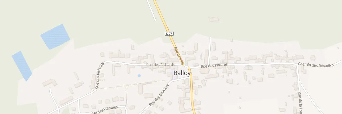 Plan du 4 Rue Grande à Balloy
