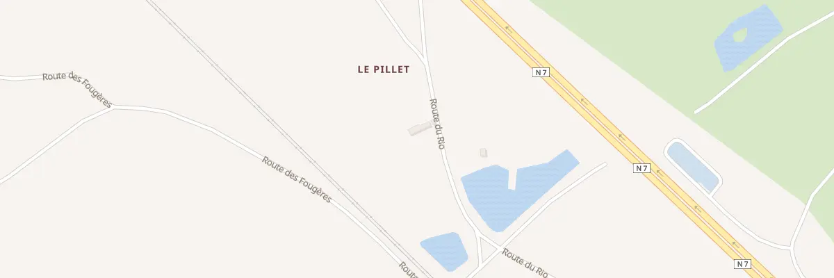Plan du 1631 Rte du Rio à Chantenay-Saint-Imbert