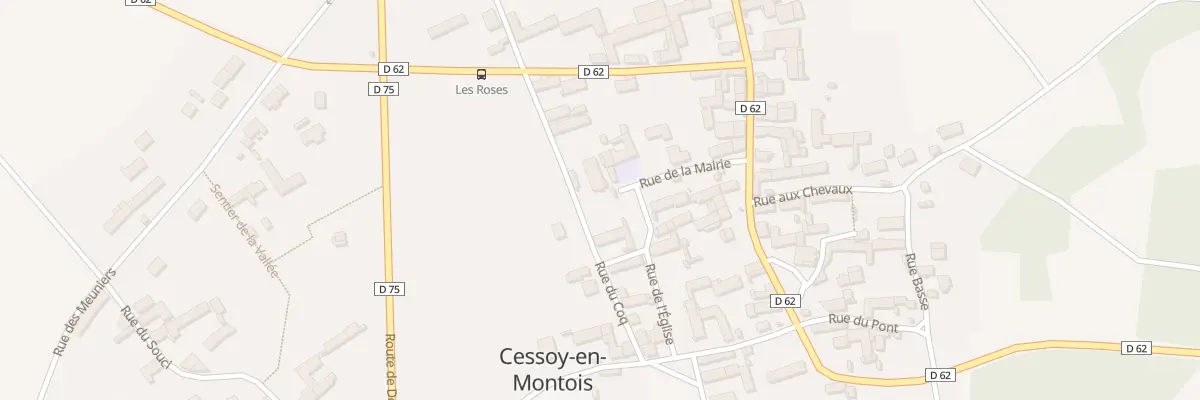Plan du 6 Rue du Coq à Cessoy-en-Montois
