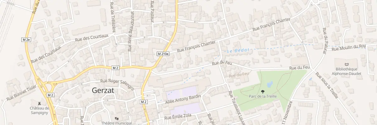 Plan du 17 Rue du Feu à Gerzat