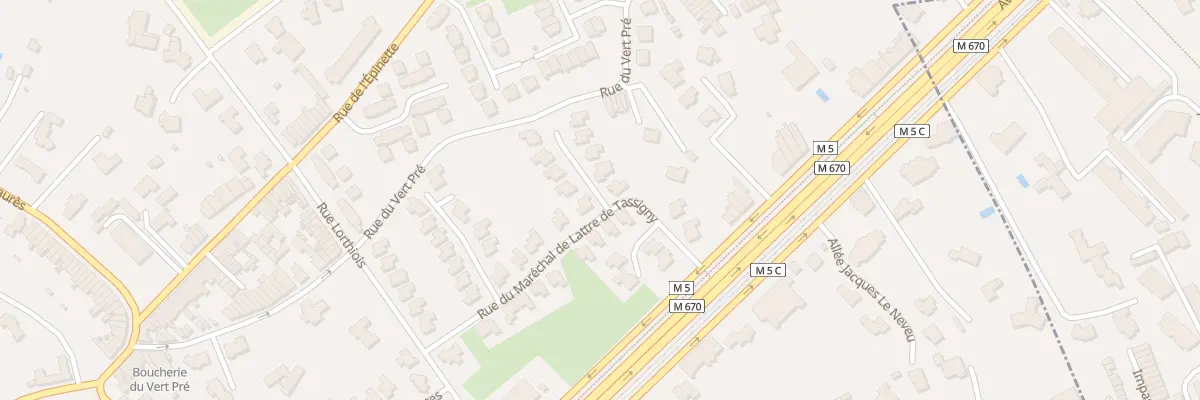 Plan du 11 Rue Jean Moulin à Mouvaux