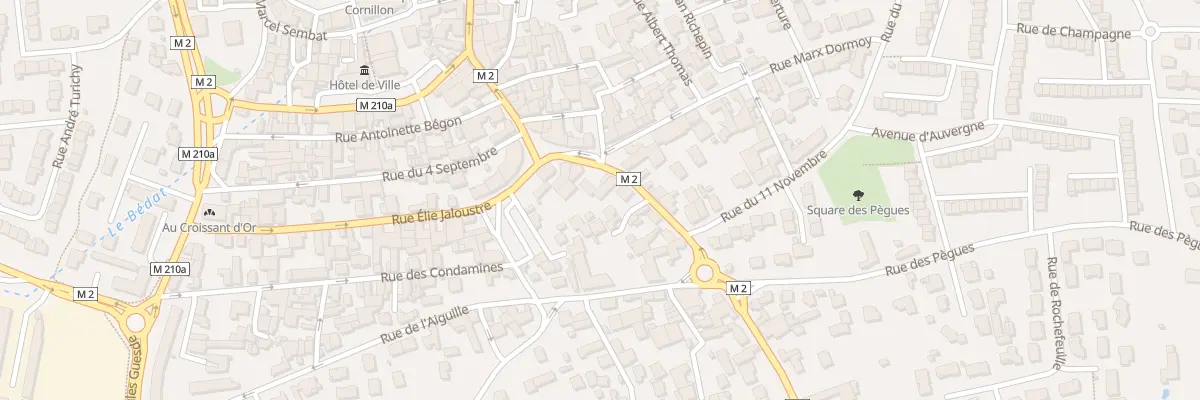 Plan du 6 Rue des Martyrs à Gerzat