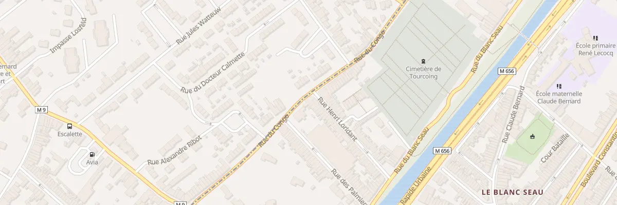 Plan du 307 Rue du Congo à Tourcoing