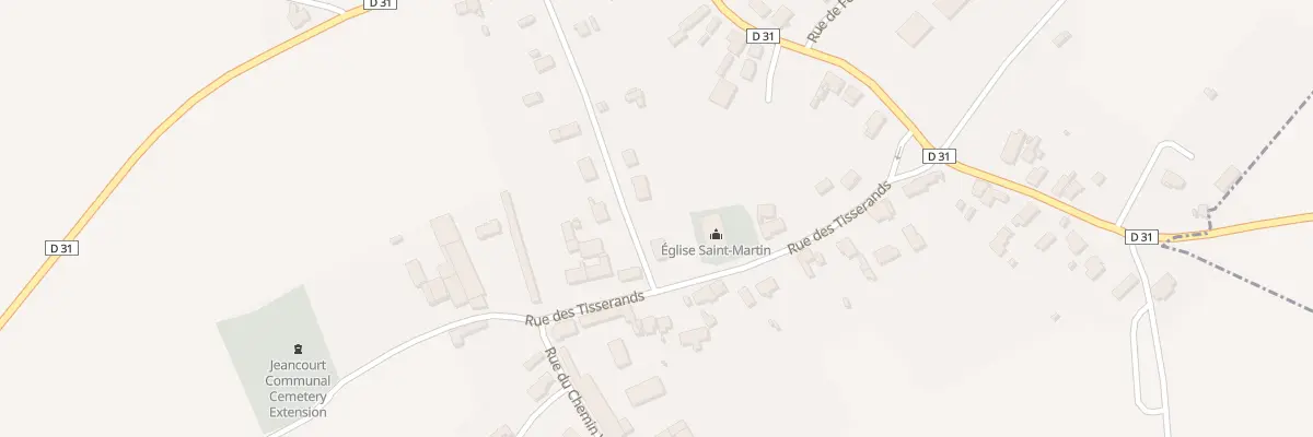 Plan du 9B Rue Berdeaux à Jeancourt