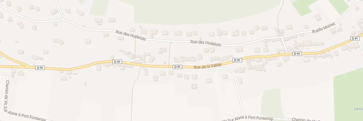 Plan du 41 Rue de la Vallee à Berny-Rivière