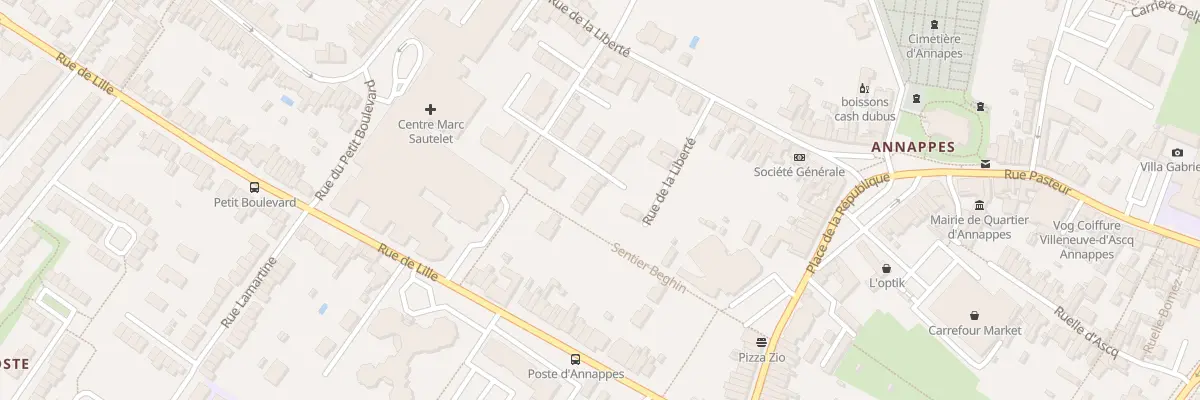 Plan du 41F Rue de la Liberte à Villeneuve-d’Ascq