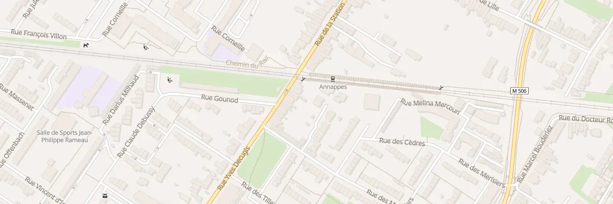 Plan du 5 Rue Yves Decugis à Villeneuve-d’Ascq