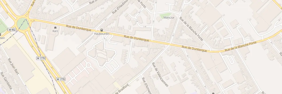 Plan du 65 Rue de Dunkerque à Tourcoing