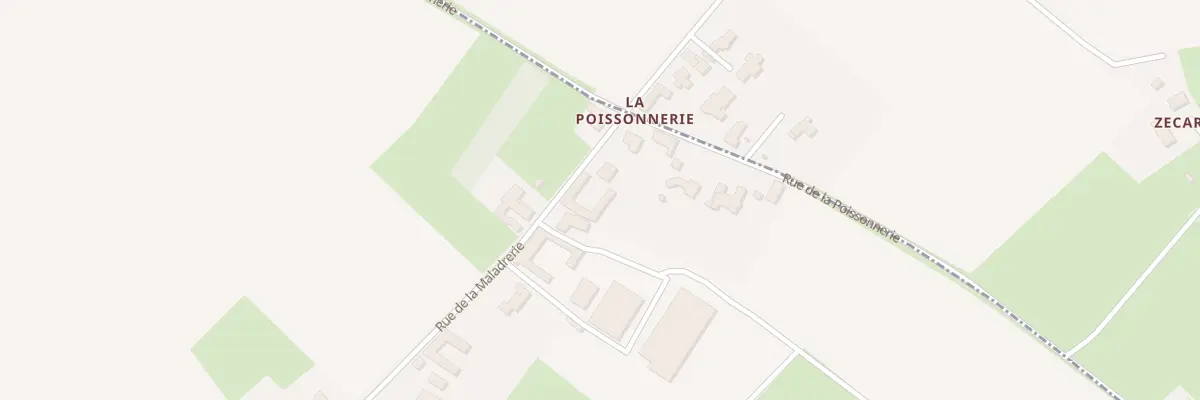 Plan du 1361 Rue de la Maladrerie à Bersée