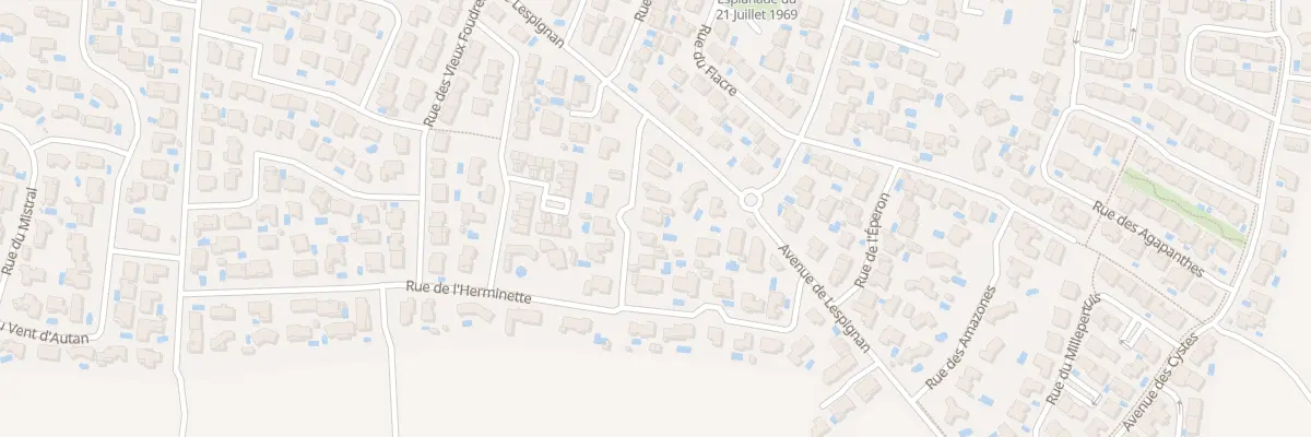 Plan du 5 Rue des Merles à Colombiers