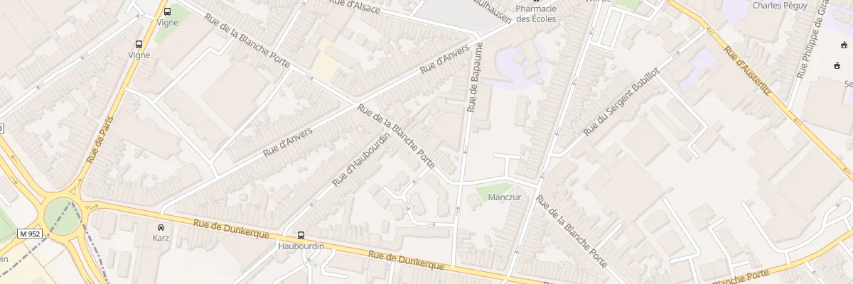 Plan du 176 Rue de la Blanche Porte à Tourcoing