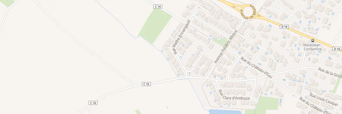 Plan du 155 Rue Matfre Ermengaud à Maraussan