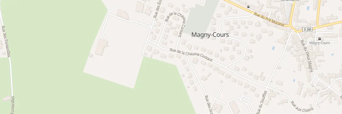 Plan du 24 Rue de la Chaume Contant à Magny-Cours
