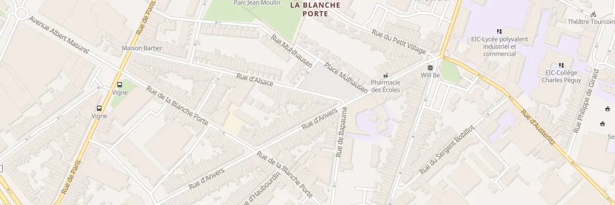 Plan du 11 Rue d’ Alsace à Tourcoing