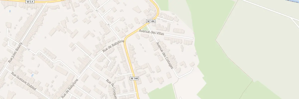 Plan du 15 Av des Cottages à Villeneuve-d’Ascq