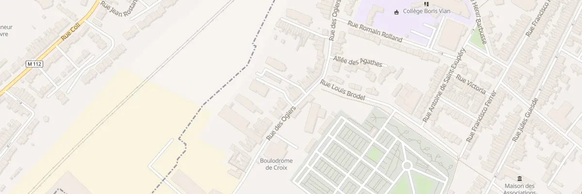 Plan du 253B Rue des Ogiers à Croix
