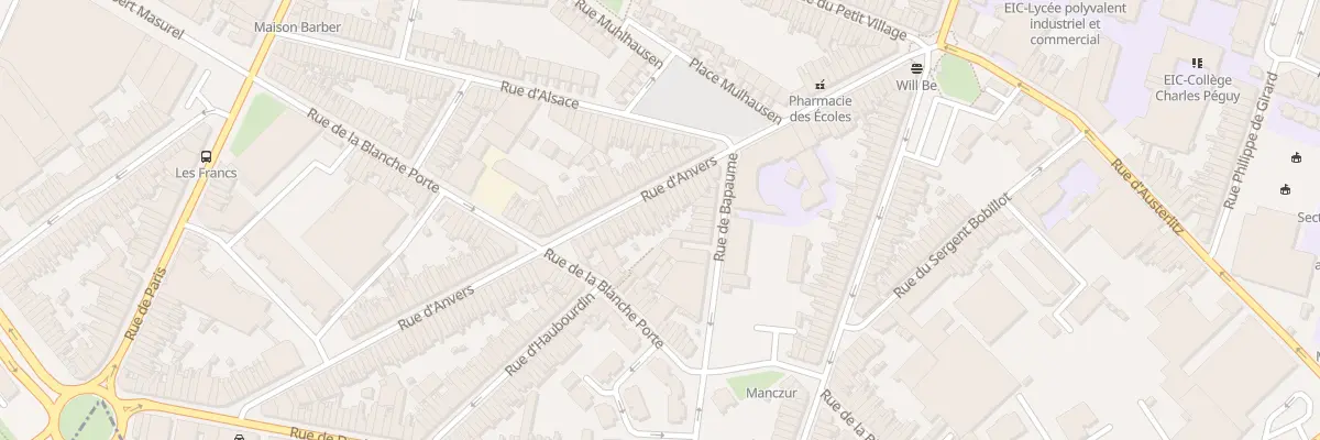 Plan du 65 Rue d’ Anvers à Tourcoing