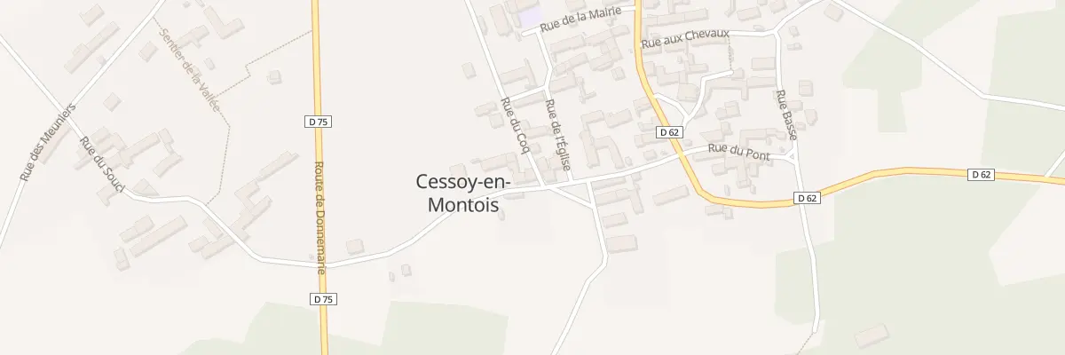 Plan du 11 Rue de la Fontaine Basse à Cessoy-en-Montois