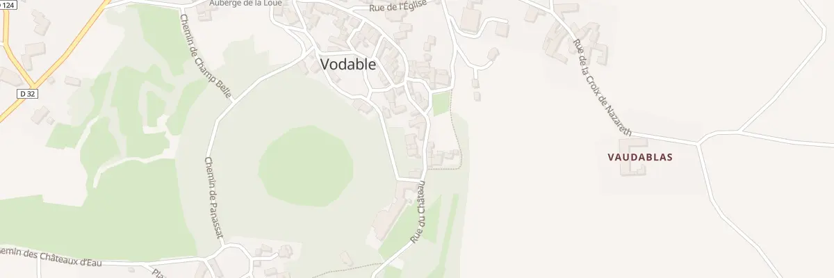 Plan du 9002 Pl de la Bedoire à Vodable