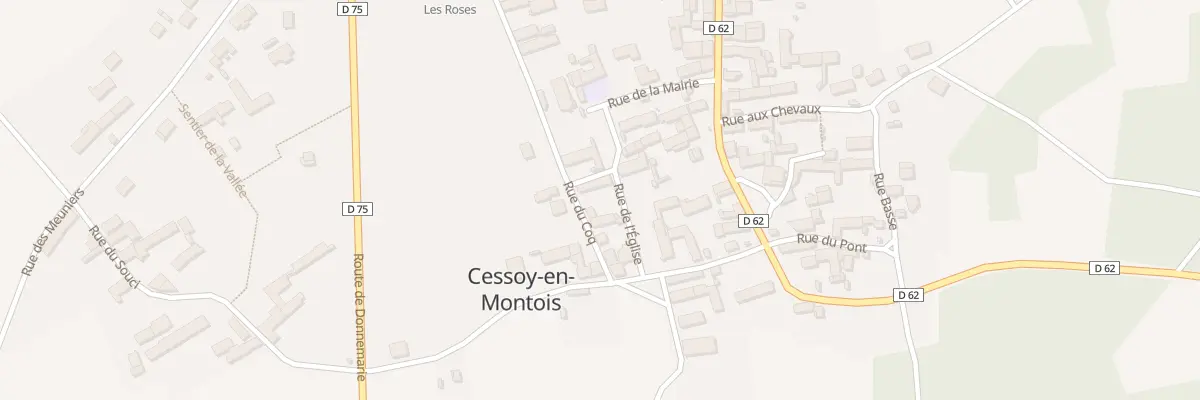 Plan du 12 Rue du Coq à Cessoy-en-Montois