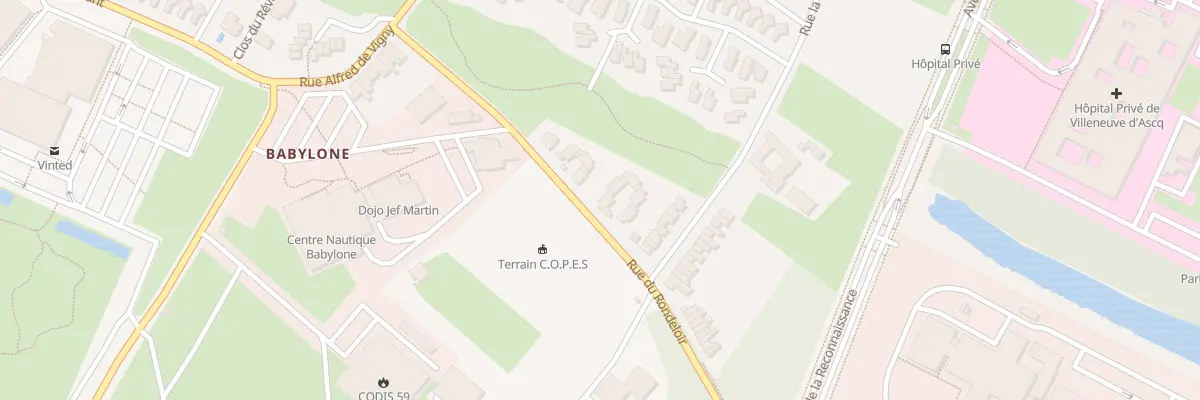 Plan du 91 Rue du Rondeloir à Villeneuve-d’Ascq