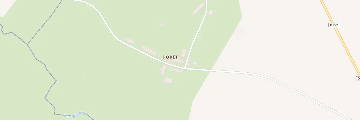 Plan du 127 Foret à Chasnay