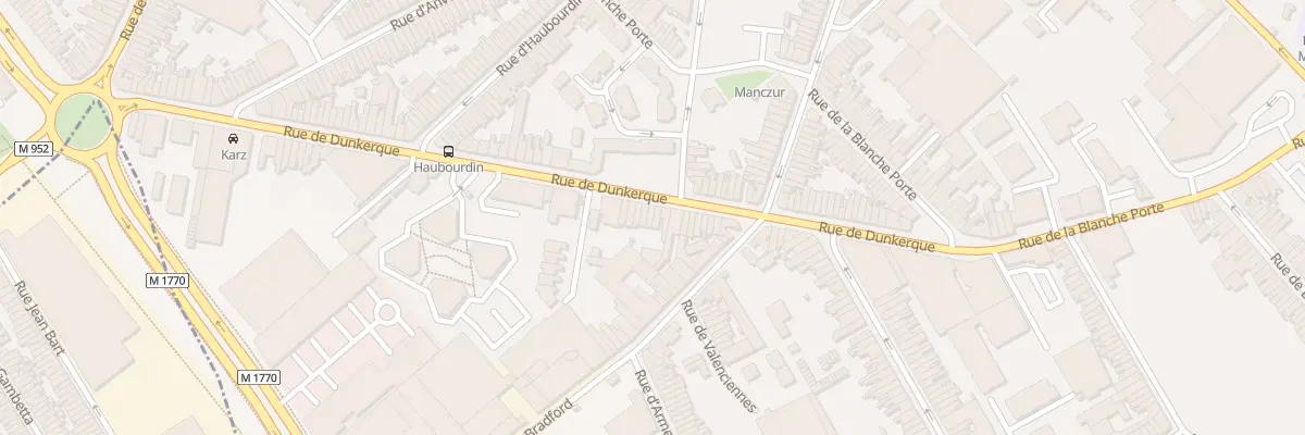Plan du 59 Rue de Dunkerque à Tourcoing