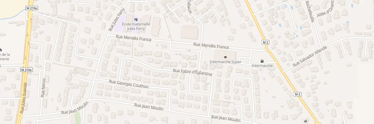 Plan du 16B Rue Fabre d’Eglantine à Gerzat