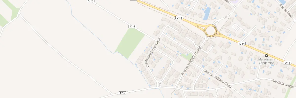 Plan du 105 Rue Matfre Ermengaud à Maraussan