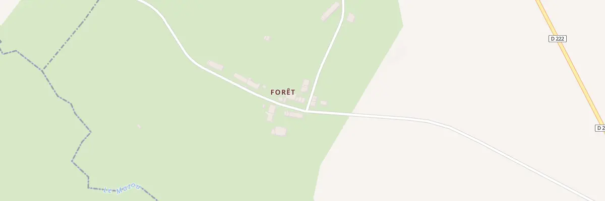 Plan du 128 Foret à Chasnay