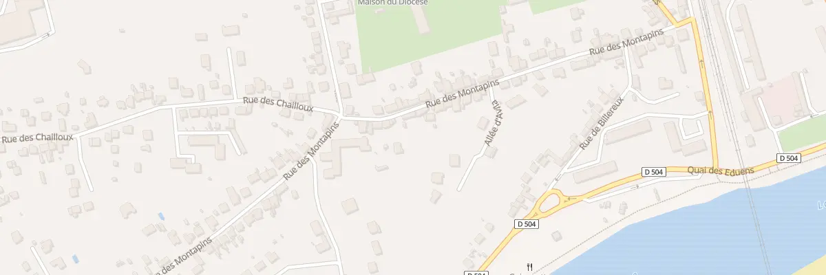 Plan du 29 Rue des Montapins à Nevers