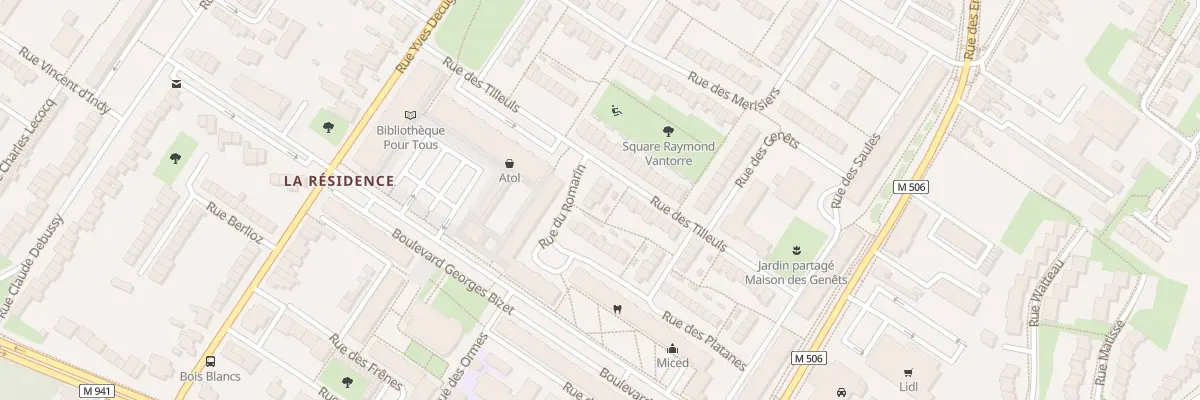 Plan du 5 Rue Romarin à Villeneuve-d’Ascq