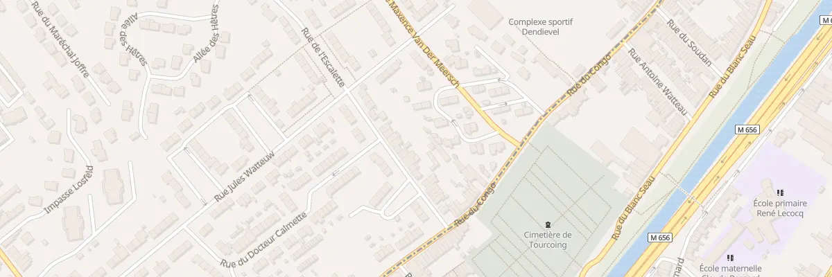 Plan du 111 Rue de l’Escalette à Mouvaux