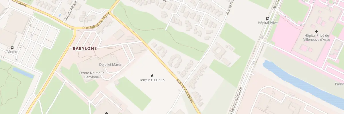Plan du 93 Rue du Rondeloir à Villeneuve-d’Ascq