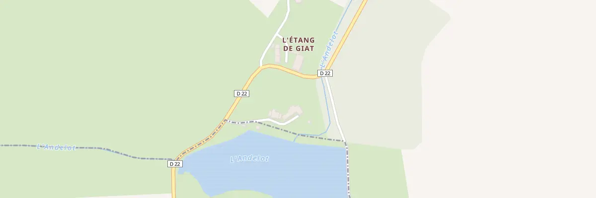 Plan du 5154 Champ de l’Etang de Giat à Saint-Agoulin