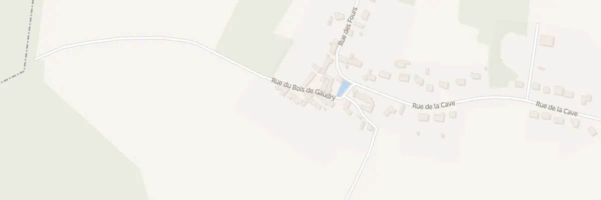 Plan du 5 Rue du Bois de Gaudry à Saint-Sérotin