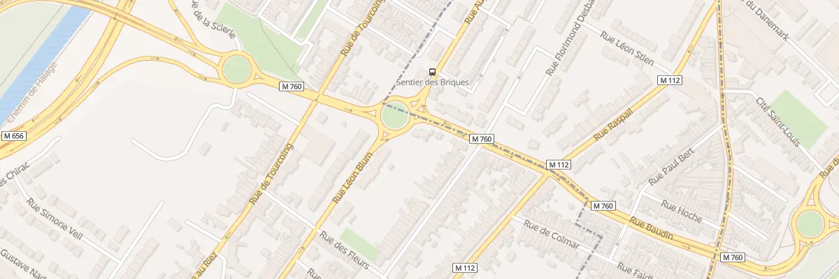 Plan du 35 Rue Aristide Briand à Wasquehal