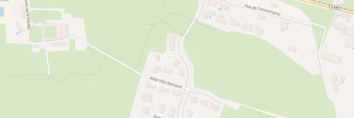Plan du 76 Rue de Canchomprez à Mérignies