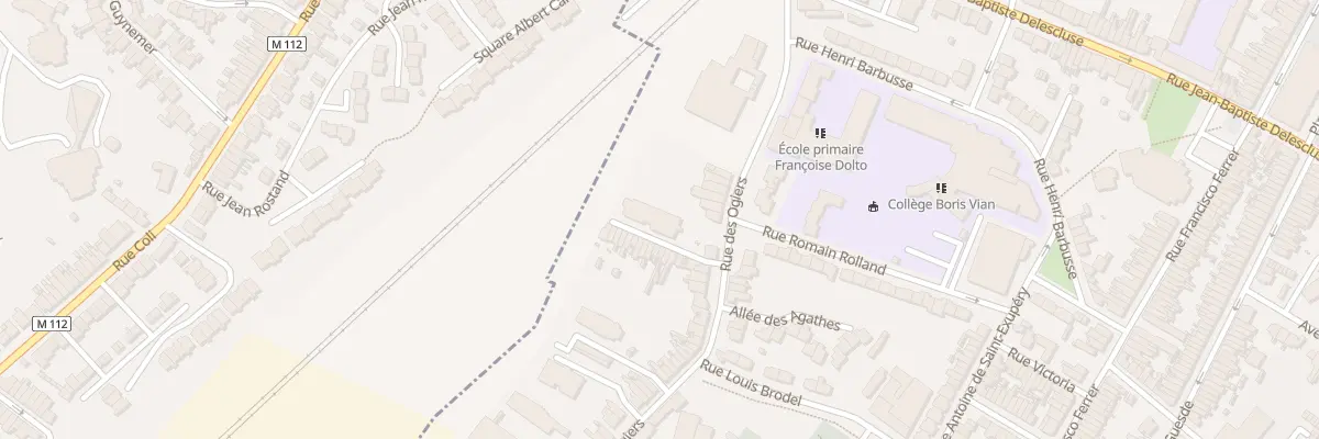 Plan du 293 Rue des Ogiers à Croix