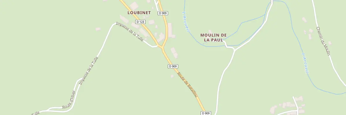 Plan du 5044 Loubinet Ouest à Vieillespesse